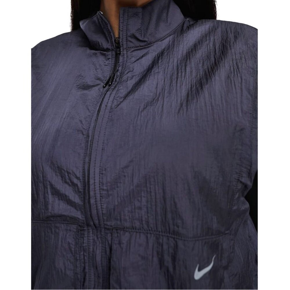 Nike Training City‎ Ready Repel Navy Short Sleeve Jacket Vest Women's Large NEW - Picture 5 of 13